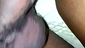 This Housewife in Black Panty Seduces Me to Taste Her Tight Pussy