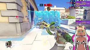 i'm lewdneko, playin overwatch and gettin spanked by that big guy part 1, oops i mean spanked hard.