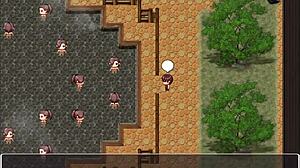 villainess with big tits and ass gets femdom cum in anime hentai