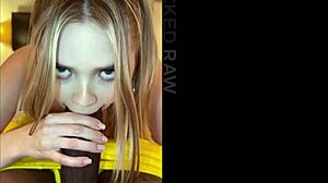 Blackedraw blonde Angie Faith rides massive BBC with passion