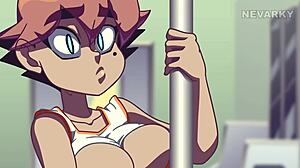 Girl's perspective in hentai double penetration part 2