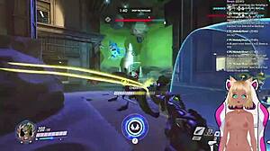 Vtuber Lewdneko Overwatch Spanking