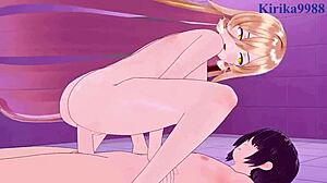 Does Nui Sociere get creampied by Higuchi Kaede?