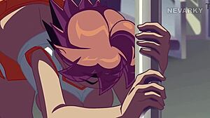 Girl's perspective in hentai double penetration part 2