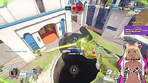 i'm lewdneko, playin overwatch and gettin spanked by that big guy part 1, oops i mean spanked hard.