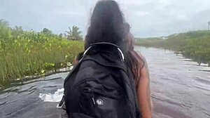 fui na praia de nudismo com as gostosas fazer putaria e gravei a porra toda