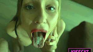 s3e3 stepson fucks stepmoms pussy and cum in her mouth while she talks to husband on the phone, oh god
