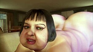 Phat Fat Grassona Slut Engages in Various Sex Acts