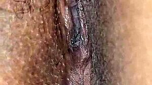 Vered latina plays with wet cum and precum