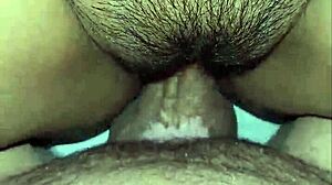 Vered latina plays with wet cum and precum