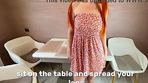 Stepfather drills stepdaughter for spying on him with stepmother - Russian amateur