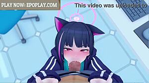 Kazusa Blowjob Scene