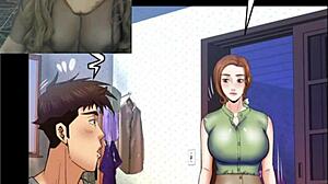 Mi Tia chapter 41 with jerk off instructions in anime hentai.