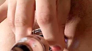 fucking my ass with various dildos for fun