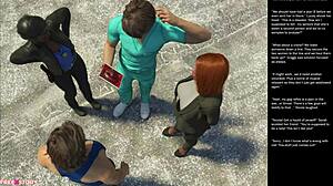 Big Apple Small Gesture Episode 32 Bursts With 3D Cartoon Sex!