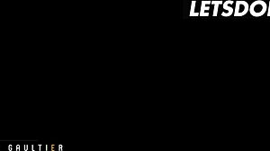 Clea Gaultier moans during deep banging by personal trainer after yoga