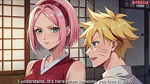 3D animated hentai with Sakura Haruno and Boruto