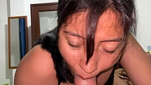 Latina Amateur Fucks Big Ass In Front Of Mirror