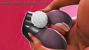 Rabbit hole edit with bunny toy in hentai