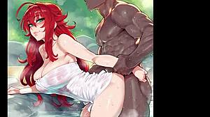 Highschool dxd rias gremory slideshow hentai compilation