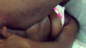 Hot maid intensely fucks oga with big black cock, slapping and squirting