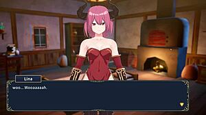 Fantasy Match: Lina's Hentai Cowgirl Riding Big Tits Sex