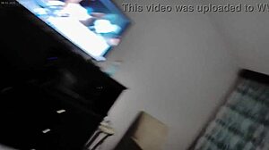 Alisha Adams rides Marcorel's big black cock!