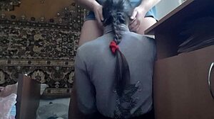 Intense Lesbian Orgasms Explode As I Guide Her Head To Cum Faster