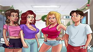 Summertimesaga - Don't barge in if the barn shakes with wild hentai action