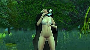 A The Sims 4 Halloween special, a remake of the Scream 1 1996 intro