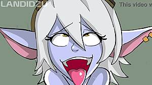 Intense furry action with the 3 Yordelis cartoon.