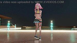 Hey, check out this spicy MMD strip tease with Aespa!