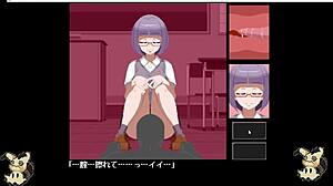 hentai game pixel game fucking in school with a big tits whore all scenes