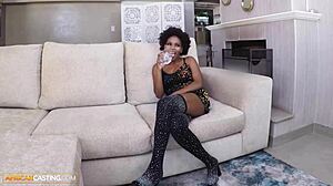 i got big tits ebony to ride the producer after casting