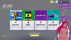 i'm lewdneko, playin overwatch and gettin spanked by that big guy part 1, oops i mean spanked hard.