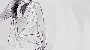 Lilii Strips Naked Outdoor Posing Boldly