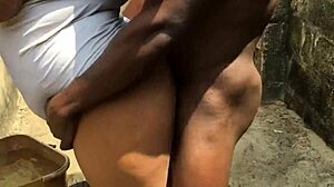 bitch with massive tits fucked hard outdoor