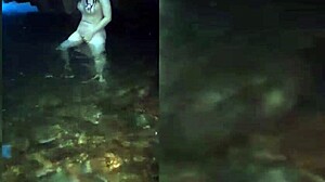 Sex in torrent with sexy white girl giving good RIDES after sucking hard.