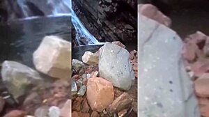 Sex in torrent with sexy white girl giving good RIDES after sucking hard.