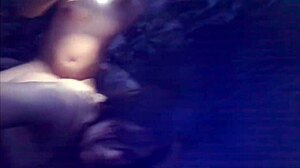 Sex in torrent with sexy white girl giving good RIDES after sucking hard.