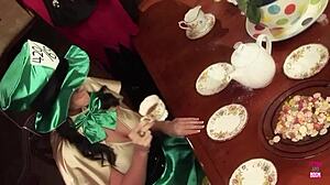 tea serving got boring! they fuck senseless instead!