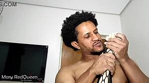 Sexy black guy fucks in hotel