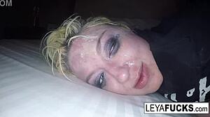 Blonde Hooker With Big Tits Anally Pleases Pimp On Snowy Streets In Interracial Cumshot Scene