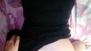 In my cousins' room, he fucks me doggystyle, bent over.