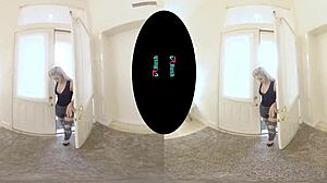 OMG, sexy blonde Kay Carter rides hard on your sex swing! 😘