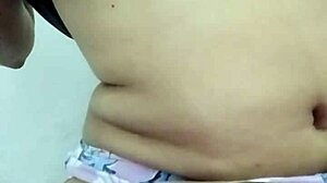 Curvy Latina Gropes Big Natural Tits