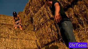 Erika and Karol's big tits on display in public outdoor video.