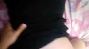 In my cousins' room, he fucks me doggystyle, bent over.