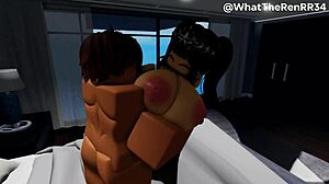 Romantic Vibes Turn Rough With Cute Roblox RP Sex