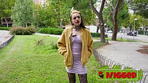 lady medusa feels every inch of black cock piercing her tight ass.